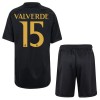 Virallinen pelipaita Real Madrid Valverde 15 Kolmas 2023-24 Lyhythihainen - Lasten ( + Lyhyet housut )